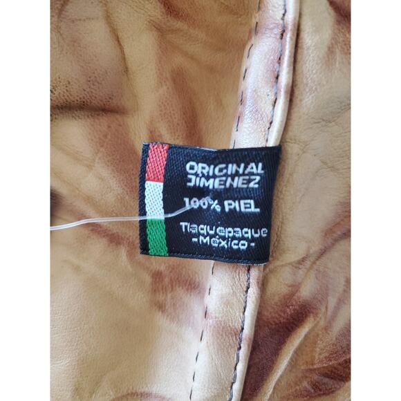 Authentic Unique Reversible Mexican Leather Textured Jacket NWT, Women's Medium - Picture 16 of 16